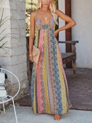 LA Angels Sukienka ze wzorem rozmiar: L. Sukienki damskie LA Angels, bez wzorów, bez ramiączek. Za 152.99 zł.