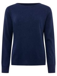 Zwillingsherz Kaszmirowy sweter w kolorze granatowym rozmiar: S. Niebieskie swetry klasyczne damskie Zwillingsherz, s, z kaszmiru, bez kołnierzyka. Za 373.35 zł.