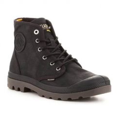 Buty do chodzenia unisex Palladium Pampa HI Wax. Brązowe obuwie sportowe damskie Palladium, z gumy, za kostkę, bez zapięcia, trekkingowe. Za 471.00 zł.