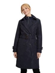 Betty Barclay Płaszcz zimowy w kolorze granatowym rozmiar: 38. Niebieskie płaszcze damskie Betty Barclay, na zimę, bez wzorów, z puchu, bez kaptura. Za 404.99 zł.