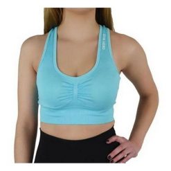 Biustonosz Sportowy Damski Miami Cute. Niebieskie biustonosze sportowe damskie Gym Hero, bez wzorów. Za 141.99 zł.