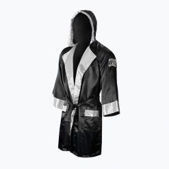 Szlafrok bokserski Cleto Reyes Satin Boxing Hoodie. Czarne szlafroki damskie CLETO REYES, bez wzorów, z materiału, bez kaptura. Za 699.99 zł.