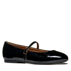 Baleriny Geox. Czarne balerinki damskie Geox, bez wzorów. Za 449.99 zł.