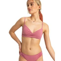 Stanik bikini typu bralette dla Kobiety BEACH CLASSICS Różowy. Czerwone bikini Roxy, bez wzorów, z elastanu. Za 159.99 zł.