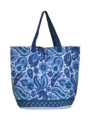 BLE Shopper bag w kolorze niebieskim - 43 x 42 x 20 cm rozmiar: onesize. Niebieskie shopper bag BLE, bez wzorów, z materiału, na ramię, bez dodatków. Za 60.95 zł.