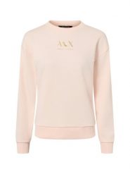 Armani Exchange Bluza Kobiety Bawełna różowy, XL. Czerwone bluzy damskie Armani Exchange, xl, bez wzorów, z bawełny, bez kaptura. Za 279.95 zł.