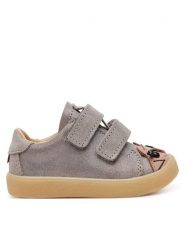 Mrugała Sneakersy Maki Kitty 3180/5-84 Srebrny. Szare buty sportowe dziewczęce Mrugała, bez wzorów, ze skóry, bez zapięcia. Za 249.99 zł.