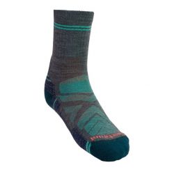 Skarpety turystyczne damskie Smartwool Hike. Czarne skarpetki damskie Smartwool, bez wzorów, z wełny. Za 81.49 zł.