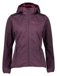 Jack Wolfskin Kurtka softshellowa "Windhain" w kolorze fioletowym rozmiar: S. Różowe kurtki sportowe damskie Jack Wolfskin, s, bez wzorów, z polaru, bez kaptura. Za 231.68 zł.