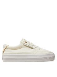 Tommy Hilfiger Sneakersy Essential Vulc Textile Sneaker FW0FW08323 Écru. Obuwie sportowe damskie Tommy Hilfiger, z materiału, bez zapięcia. Za 199.99 zł.