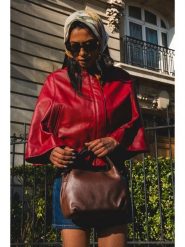 Victor & Hugo Paris Skórzana torebka "Mao" w kolorze brązowym - 24 x 19 x 13 cm rozmiar: onesize. Brązowe torebki klasyczne damskie Victor & Hugo Paris, z materiału, bez dodatków. Za 304.99 zł.