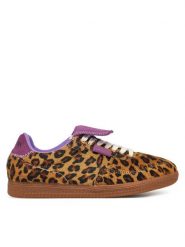 Steve Madden Sneakersy Ethora-L SM11003527 Brązowy. Brązowe obuwie sportowe damskie Steve Madden, ze skóry, bez zapięcia. Za 379.99 zł.