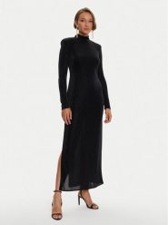 Simona Corsellini Sukienka wieczorowa A24CEAB050 Czarny Slim Fit. Czarne sukienki damskie SIMONA CORSELLINI, bez wzorów, z syntetyku, wizytowe, bez ramiączek. Za 659.99 zł.