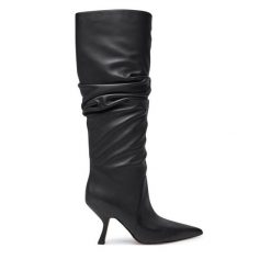 Kozaki MICHAEL Michael Kors. Czarne kozaki damskie MICHAEL Michael Kors, bez obcasa, na szpilce, bez zapięcia. Za 1,599.00 zł.