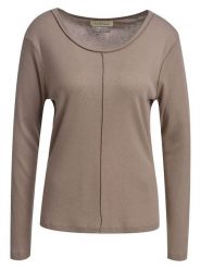 Smith & Soul Koszulka w kolorze szarobrązowym rozmiar: XXL. Brązowe bluzki damskie Smith & Soul, xxl, bez wzorów, z wełny, bez kołnierzyka, bez ramiączek. Za 104.99 zł.