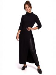 Be Wear Tunika w kolorze czarnym rozmiar: S. Czarne golfy damskie Be Wear, s, bez wzorów, bez ramiączek. Za 150.37 zł.