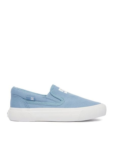 DC Shoes Tenisówki CEO-LEA-BDB-DC006-CH Niebieski. Niebieskie buty sportowe chłopięce DC Shoes, z materiału, bez zapięcia. Za 59.99 zł.