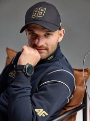 4F Czapka z daszkiem uniseks 4F x Bartosz Zmarzlik - czarna L/XL. Czarne czapki z daszkiem damskie 4F, na lato, bez wzorów, z elastanu. Za 119.99 zł.