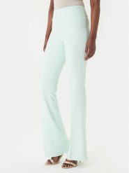 Rinascimento Spodnie materiałowe CFC0127876003 Zielony Slim Fit. Zielone spodnie materiałowe damskie Rinascimento, bez wzorów, z materiału. Za 439.99 zł.