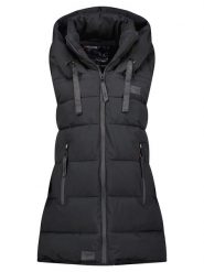 Geographical Norway Kamizelka pikowana "Dolbar" w kolorze czarnym rozmiar: L. Czarne kamizelki damskie Geographical Norway, l, bez wzorów, bez kaptura. Za 192.33 zł.