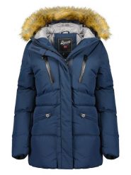 Geographical Norway Parka "Crown" w kolorze granatowym rozmiar: L. Niebieskie parki damskie Geographical Norway, l, bez kaptura. Za 245.96 zł.