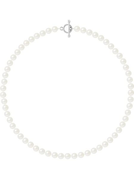 Pearline Naszyjnik perłowy w kolorze białym - dł. 42 cm rozmiar: onesize. Białe naszyjniki damskie Pearline, z perłą, srebrne. Za 252.99 zł.