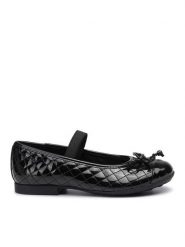 Geox Baleriny J Plie' B J5455B 000HH C9999 M Czarny. Czarne baleriny dziewczęce Geox, bez wzorów, ze skóry, bez obcasa, bez zapięcia. Za 199.99 zł.