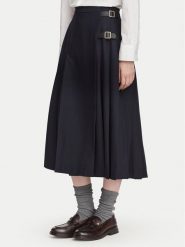 Barbour Spódnica plisowana Delilah LSK0174NY99 Granatowy Relaxed Fit. Niebieskie spódnice damskie Barbour, bez wzorów, z syntetyku. Za 789.99 zł.