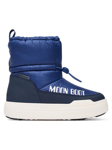Moon Boot Śniegowce Jr Park Tube Mid Wp 80D3440090 D Granatowy. Niebieskie kozaki dziewczęce Moon Boot, bez wzorów, ze skóry, bez obcasa, bez zapięcia. Za 529.99 zł.