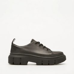 Sneakersy damskie Timberland Greyfield LACE UP SHOE JET BLACK. Czarne obuwie sportowe damskie Timberland, bez zapięcia. Za 390.99 zł.