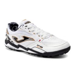 Buty piłkarskie turfy unisex Joma FS Reactive skórzane treningowe na orlik. Białe obuwie sportowe damskie Joma, bez zapięcia, do piłki nożnej. Za 281.99 zł.