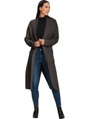 Heine Kardigan w kolorze brązowym rozmiar: 38. Brązowe kardigany damskie Heine, bez wzorów. Za 170.47 zł.