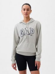 GAP Bluza w kolorze jasnoszarym rozmiar: L. Szare bluzy damskie GAP, l, bez wzorów, z kapturem. Za 114.17 zł.