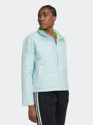 Adidas Kurtka przejściowa HK5255 Błękitny Regular Fit. Niebieskie kurtki damskie Adidas, bez wzorów, z syntetyku, bez kaptura. Za 329.99 zł.