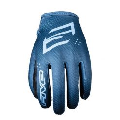 Rękawiczki XR-RIDE - NIEBIESKIE - M/9. Niebieskie rękawiczki damskie FIVE GLOVES, bez wzorów, ze skóry. Za 87.00 zł.