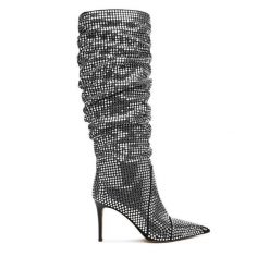Kozaki MICHAEL Michael Kors. Szare kozaki damskie MICHAEL Michael Kors, bez obcasa, na szpilce, bez zapięcia. Za 1,689.00 zł.