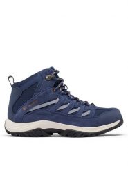 Columbia Trekkingi Crestwood Mid Waterproof 2099861 Niebieski. Niebieskie obuwie trekkingowe damskie Columbia, z materiału, bez zapięcia. Za 404.99 zł.