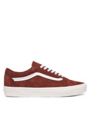 Vans Tenisówki Old Skool VN000EDYHI41 Brązowy. Brązowe trampki damskie Vans, bez wzorów, ze skóry, bez zapięcia. Za 429.99 zł.