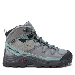 Trekkingi Salomon. Szare obuwie trekkingowe damskie Salomon, z gore-texu, bez zapięcia. Za 669.99 zł.