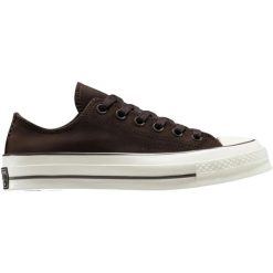 Adidasy Converse Chuck 70 Suede, Dla obu płci. Brązowe obuwie sportowe casual damskie Converse, z zamszu, bez zapięcia. Za 590.00 zł.