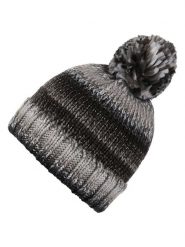 Regatta Czapka "Frosty Hat VI" w kolorze szaro-czarnym rozmiar: onesize. Czarne czapki damskie Regatta, bez wzorów, ze splotem. Za 52.92 zł.