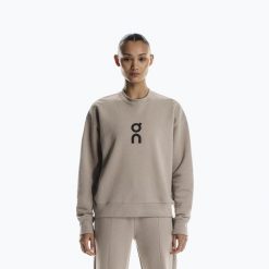 Bluza damska On Club. Brązowe bluzy damskie On, l, bez wzorów, z bawełny, bez kaptura. Za 549.90 zł.