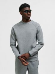 Bluza z okrągłym dekoltem Hummel Tech Fleece Regular. Szare bluzy damskie Hummel, na jesień, m, bez wzorów, z bawełny, bez kaptura. Za 271.75 zł.