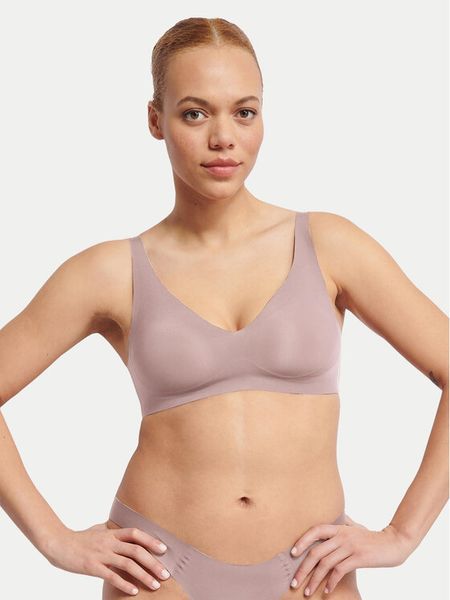 Sloggi Biustonosz bezfiszbinowy Zero Feel 10217729 Szary. Szare biustonosze Sloggi, bez wzorów, z syntetyku. Za 99.99 zł.