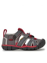 Keen Sandały Seacamp II Cnx 1022970 Szary. Szare sandały chłopięce Keen, z materiału, bez zapięcia. Za 199.99 zł.