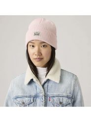 Levi's Czapka beanie w kolorze jasnoróżowym rozmiar: onesize. Różowe czapki damskie Levi's, bez wzorów, z bawełny. Za 88.85 zł.