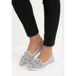 Szare Lordsy Wase. Szare balerinki damskie Born2be, z aplikacjami, ze skóry. Za 49.99 zł.