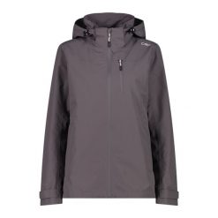 Kurtka damska turystyczna CMP 35Z5036. Szare kurtki damskie CMP, l, bez wzorów, bez kaptura. W wyprzedaży za 398.50 zł.
