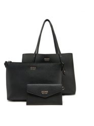 Guess Torebka HWPG96 48230 Czarny. Czarne torebki klasyczne damskie Guess, ze skóry, bez dodatków. Za 499.99 zł.