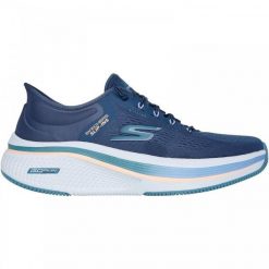 Buty do biegania damskie SKECHERS Go Run Elevate 2.0 Banyan. Niebieskie obuwie sportowe damskie Skechers, bez zapięcia, do biegania. Za 349.99 zł.